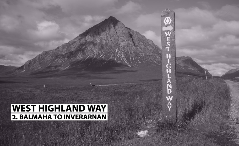 Balmaha to Inveranan West Highland Way sign