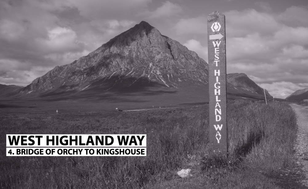 Bridge of Orchy to Kingshouse WHW sign