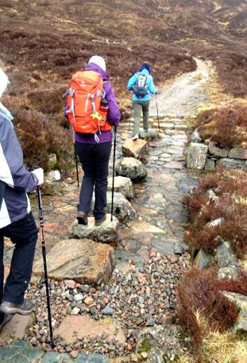 Devils Staircase Kinlockleven Scotland West Highland Way