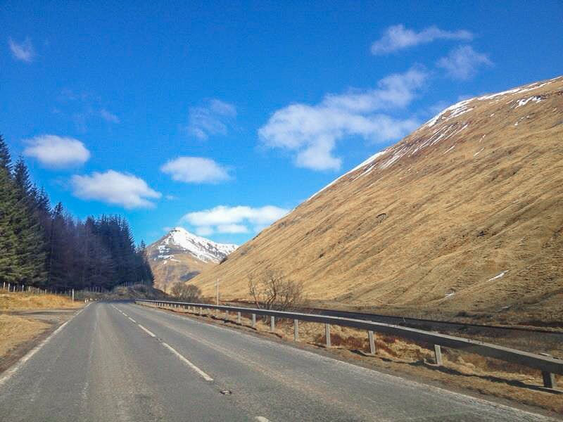 Glencoe with snow