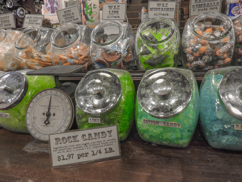 Big Top Candy Shop So Co candy in jars in Austin 