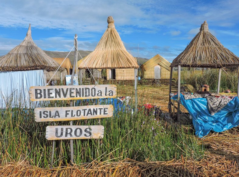 Uros Floating Islands in Peru