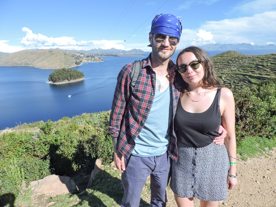 Craig and Gemma Isla del Sol Bolivia_