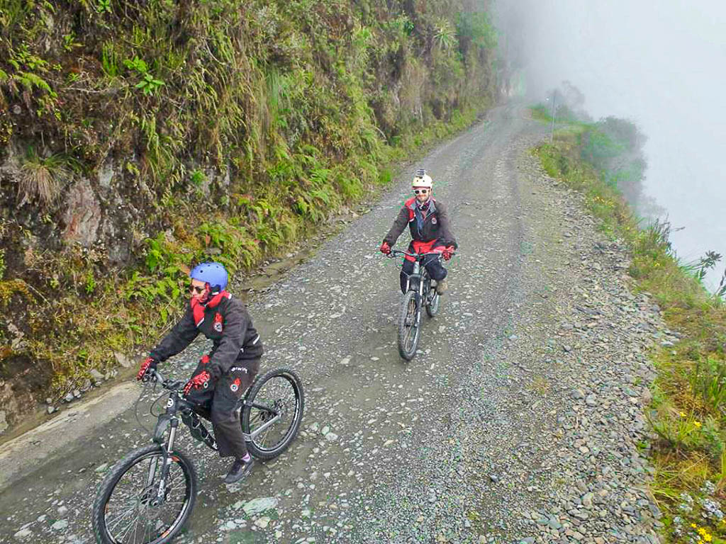 Biking Death Road in Bolivia La Paz