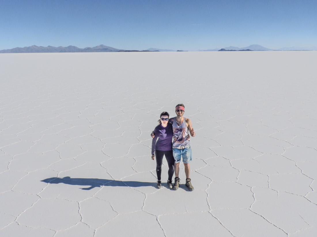 Salt Flats in Bolivia Gemma and Craig_
