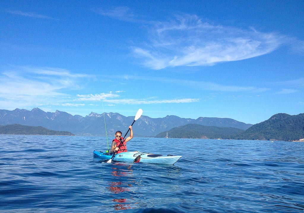 Kayaking Gibsons Sunshine Coast British Columbia