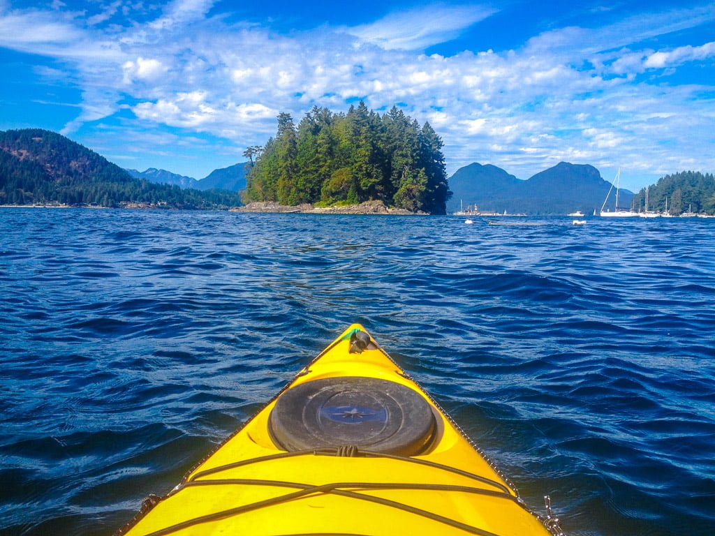 Kayaking Sunshine Coast British Columbia
