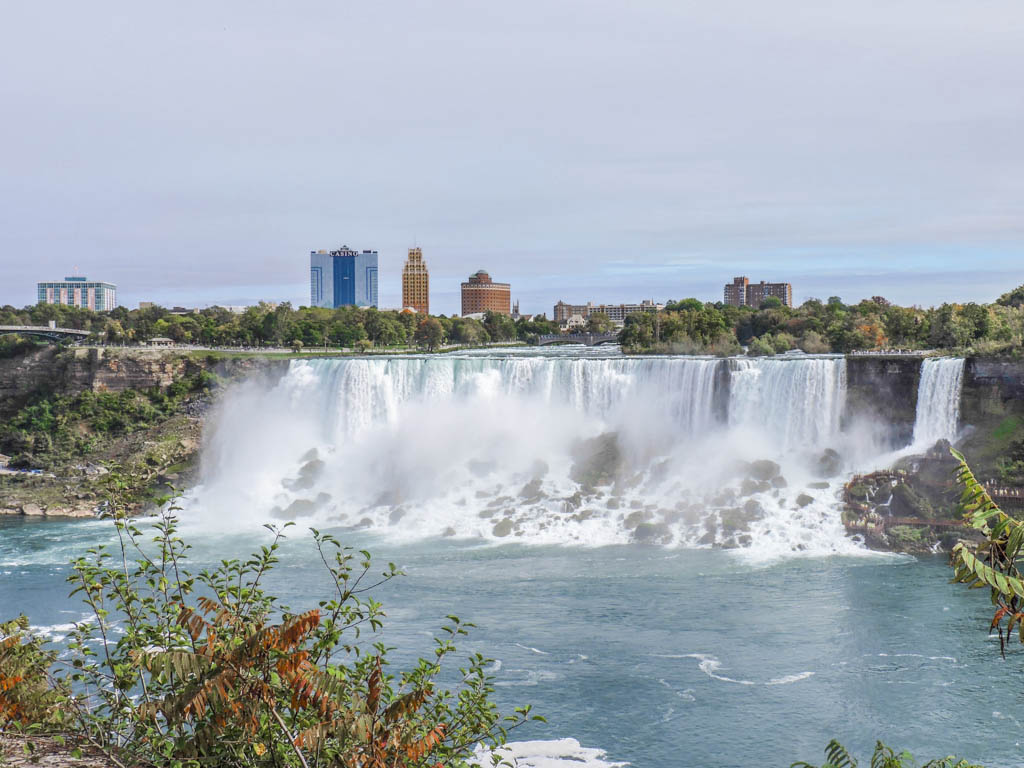The American Falls and The Bridal Veil Falls I Wine and Waterfalls I Niagara Falls, Ontario