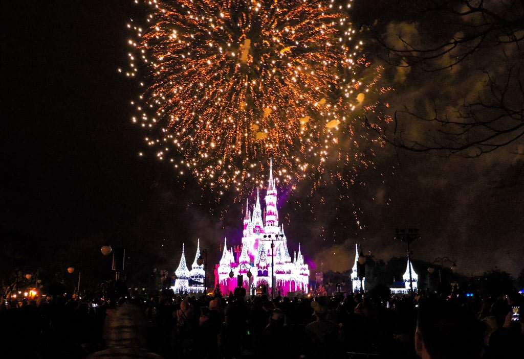 Fireworks Disney at Magic Kingdom Walt Disney World in Orlando