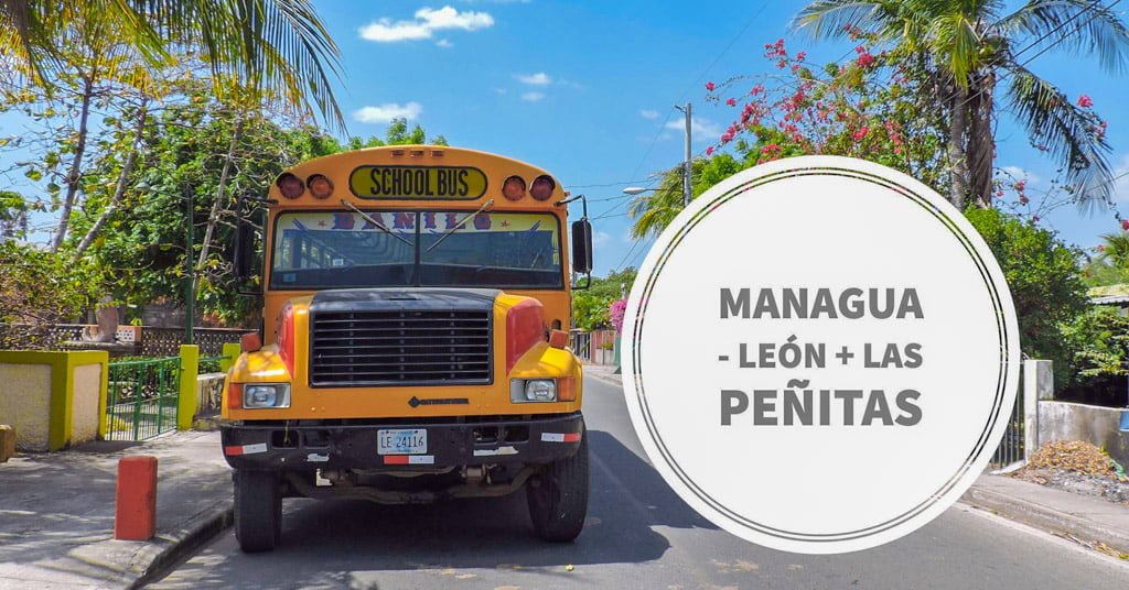 Managua to Leon and Las Penitas Bus