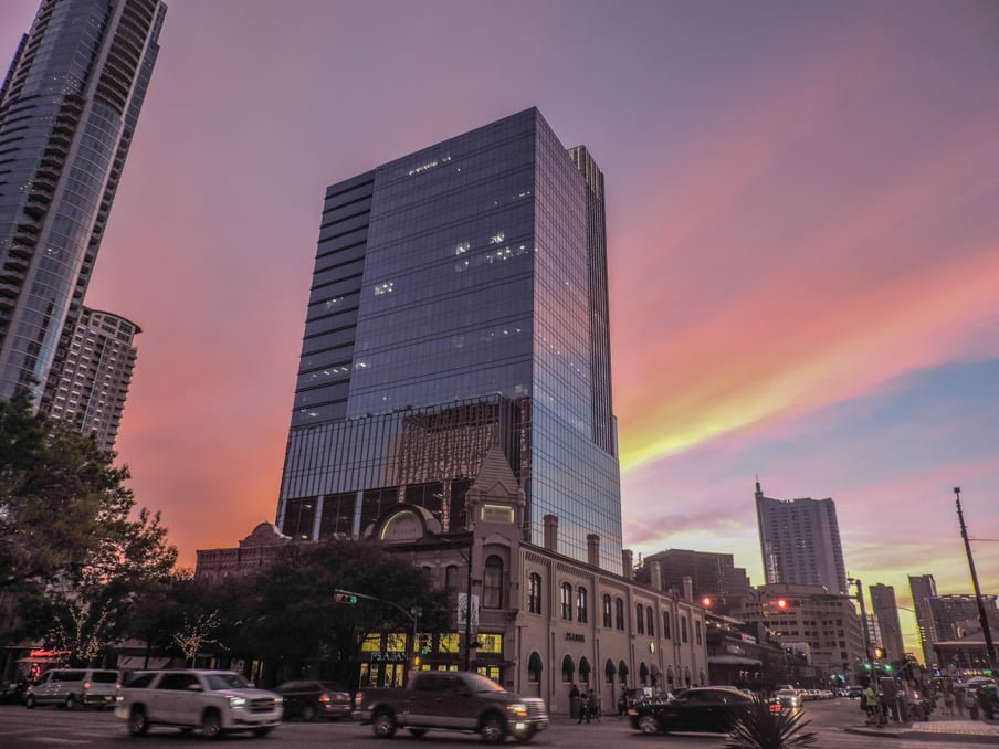 Red River Austin Sunset