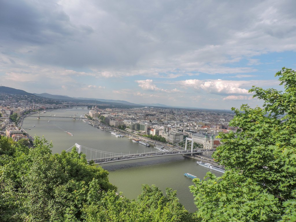 Budapest Skyline From Libtery Statue