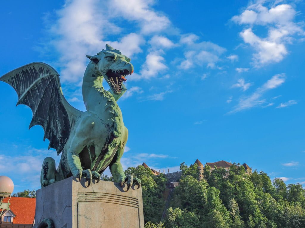 Dragon Bridge in Ljubljana 