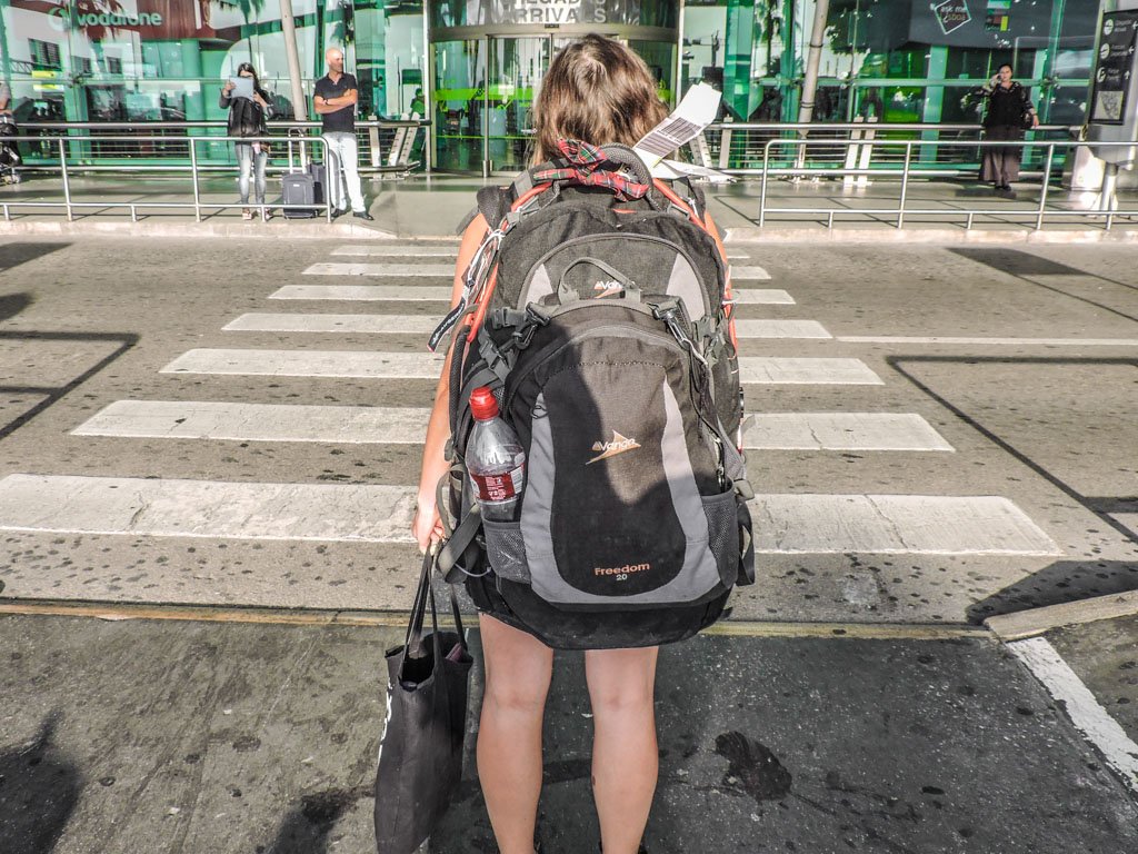 Vango Rucksack at airport