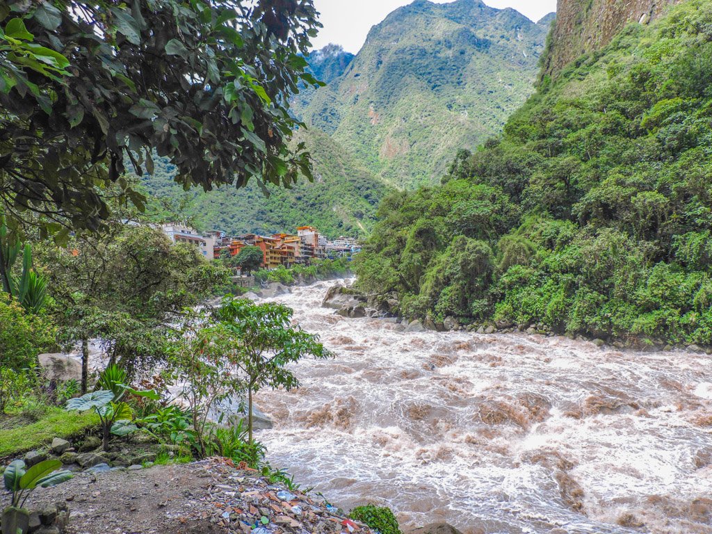 Aguas Calientes waters in Peru