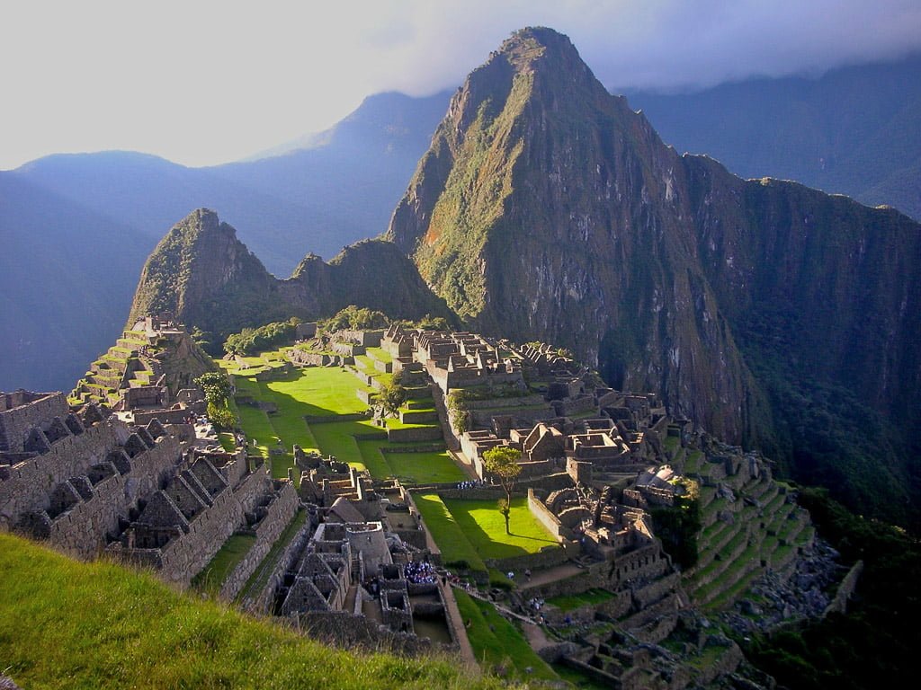 Stunning light over Machu Picchu in Peru 