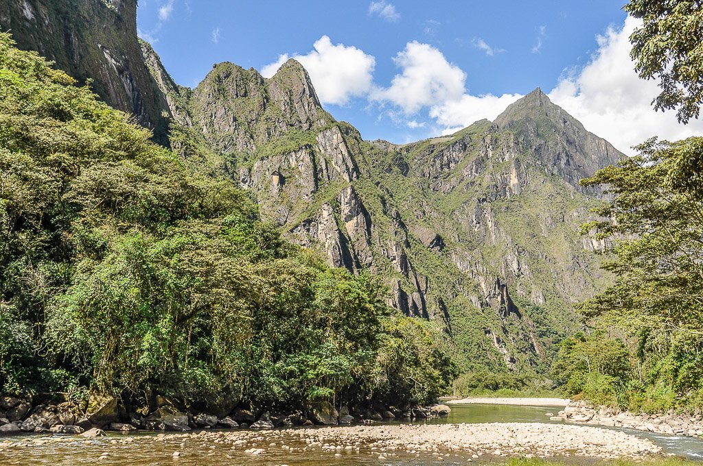 Green landscape of Peru Jungle Trek to Machu Picchu