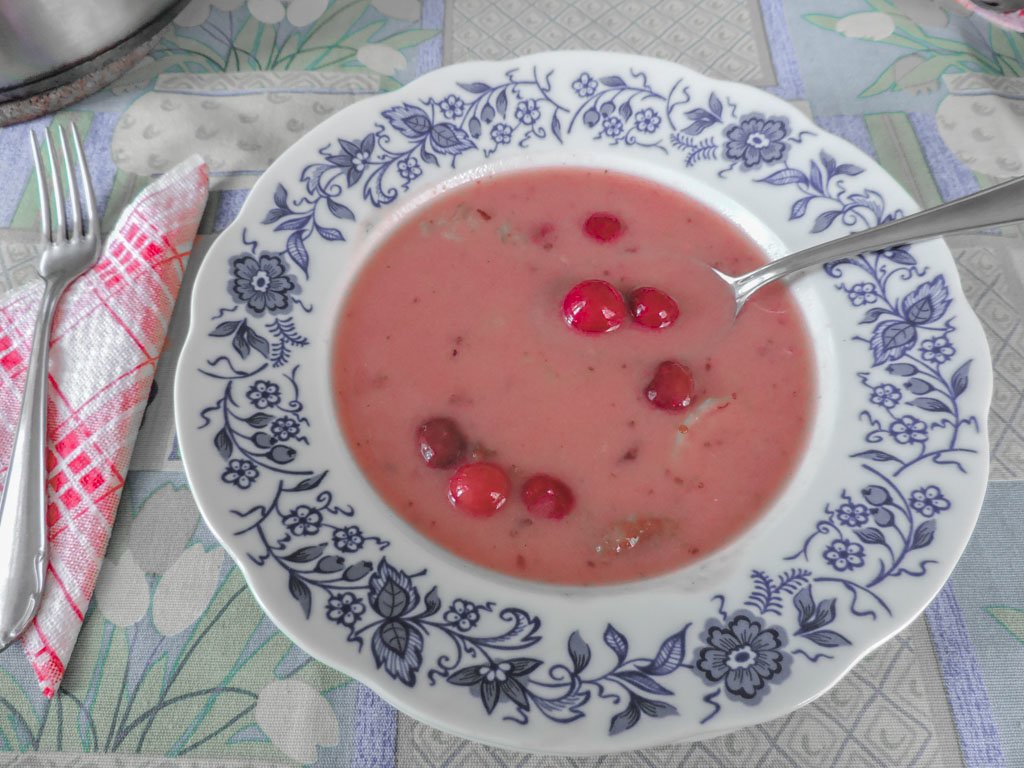 Sour Cherry Soup | Budapest Restaurants