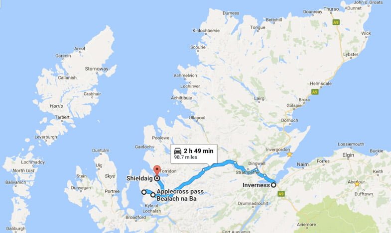 North Coast 500 Itinerary Inverness to Torridon