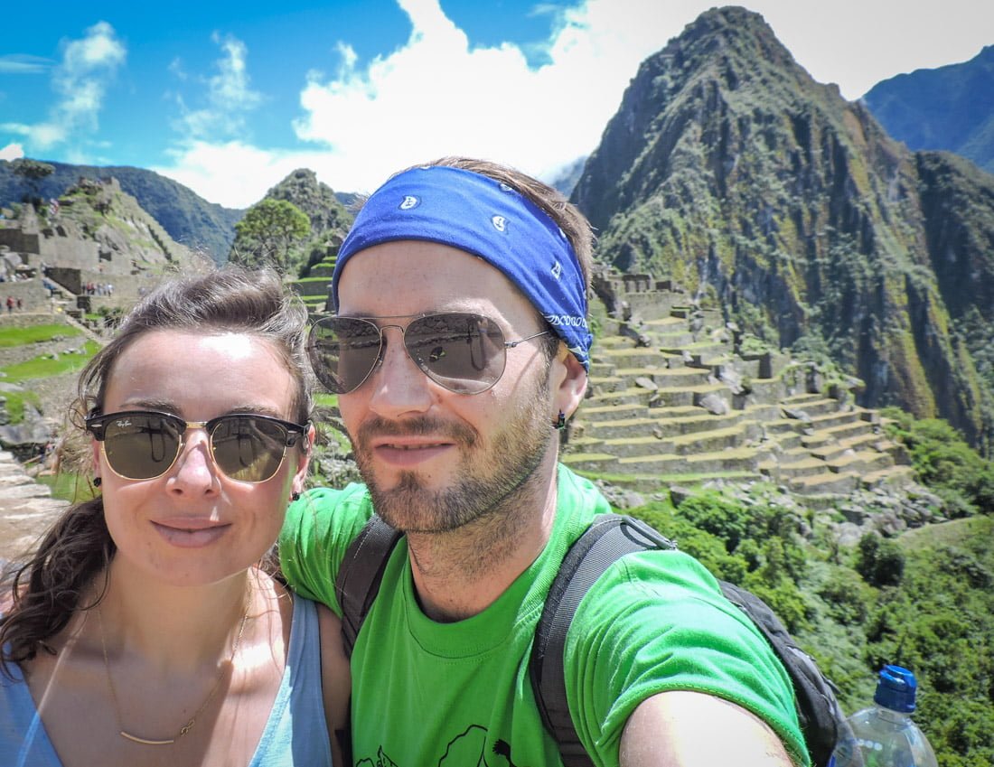 Couple at Machu Picchu Peru