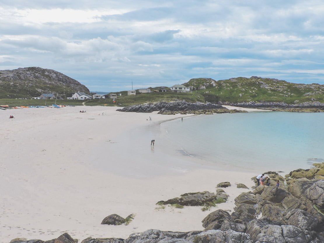 Achmelvich Beach NC500 Motorhomes