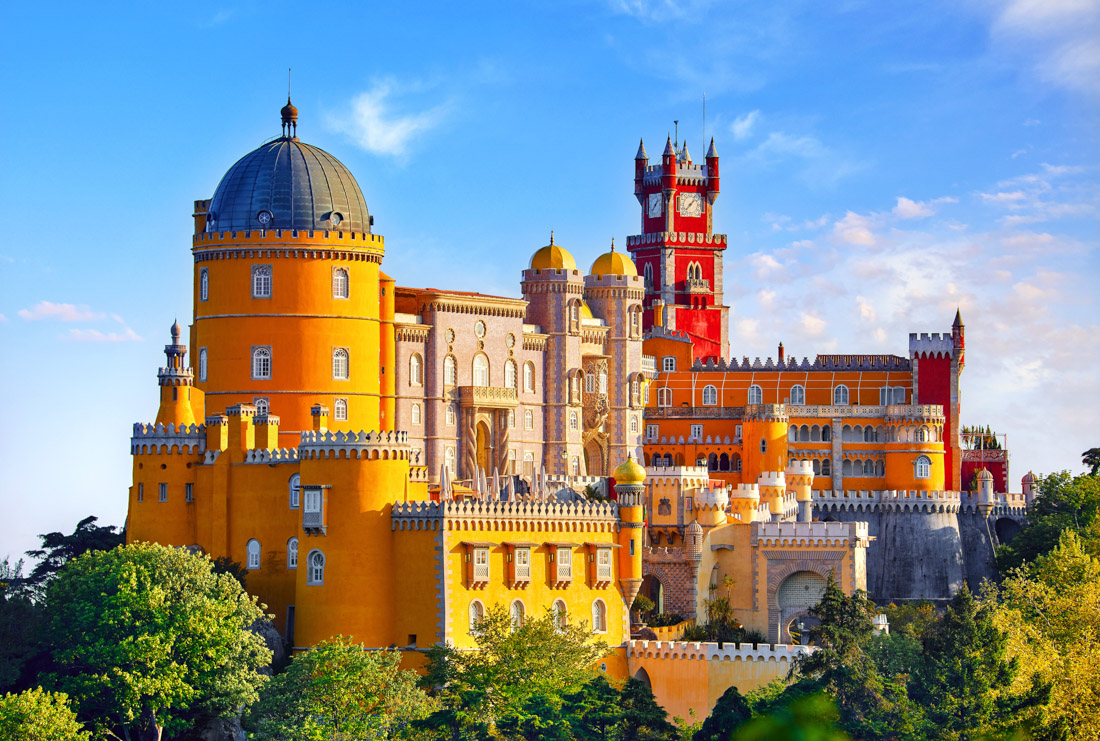 Palace of Pena in Sintra. Lisbon