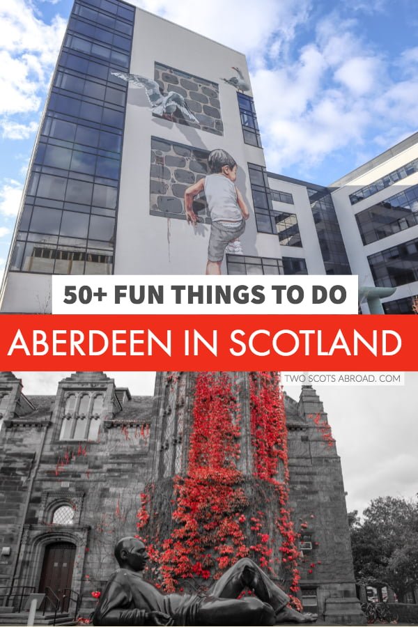 Street art, museums, and craft beer - check out these things to do in Aberdeen, Scotland.