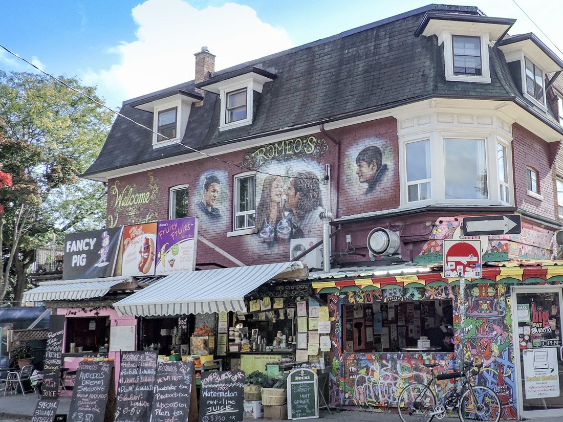 Kensington Market building in Toronto