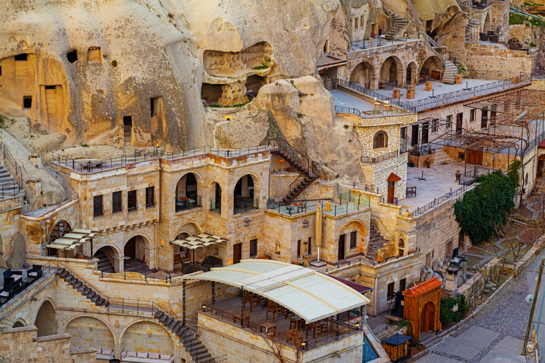 Cave hotels Cappadocia Turkey