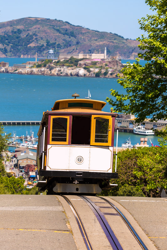 Trolly riding in San Francisco