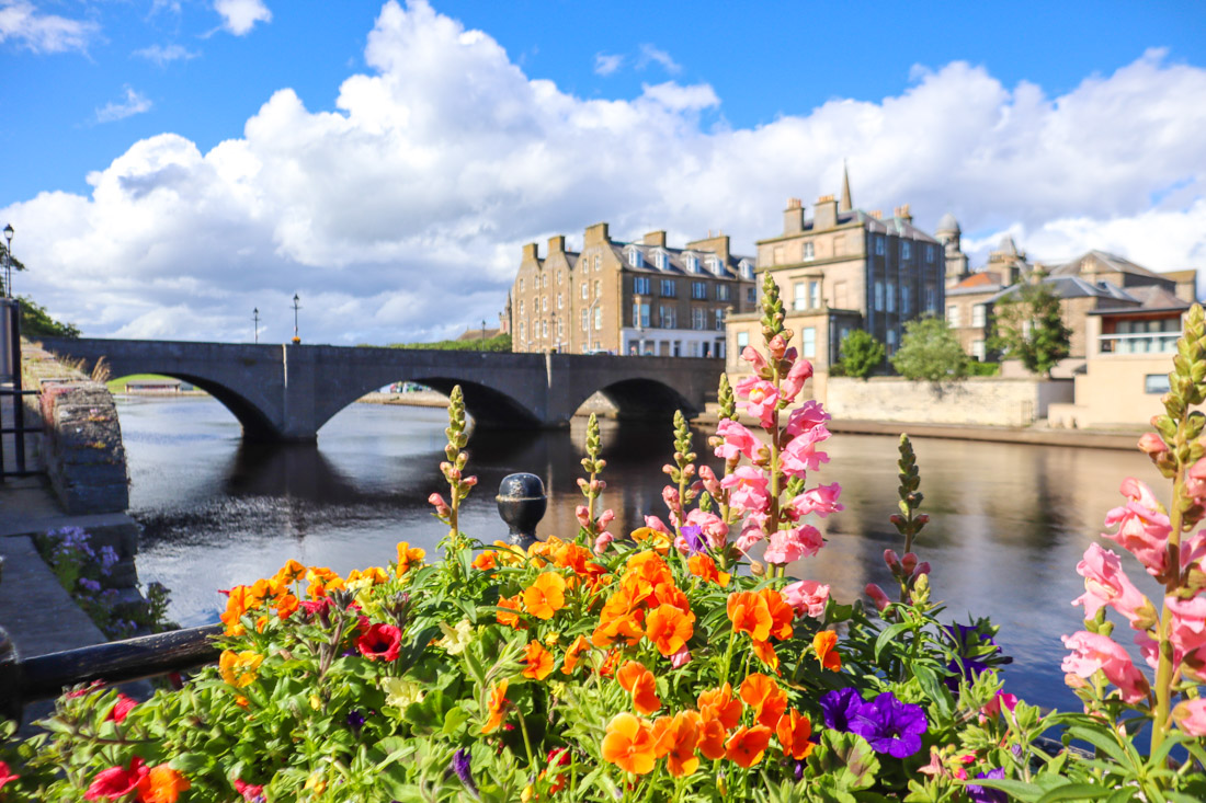 Wick Bridge Flowers North Coast 500 Scotland_