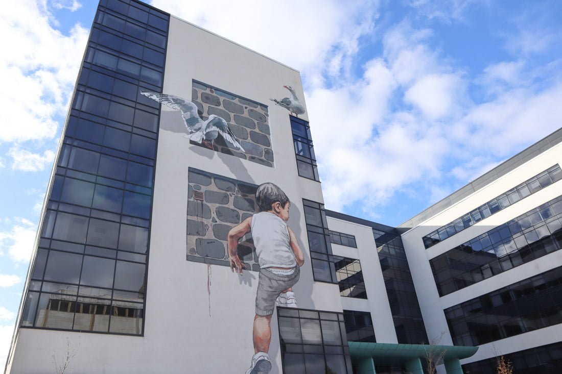 Ernest Zacharevic Aberdeen Union Plaza