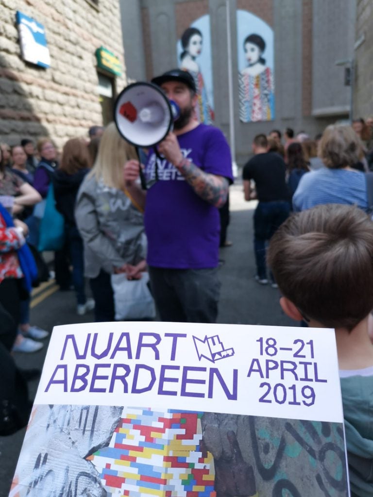 Nuart Art free tours in Aberdeen_