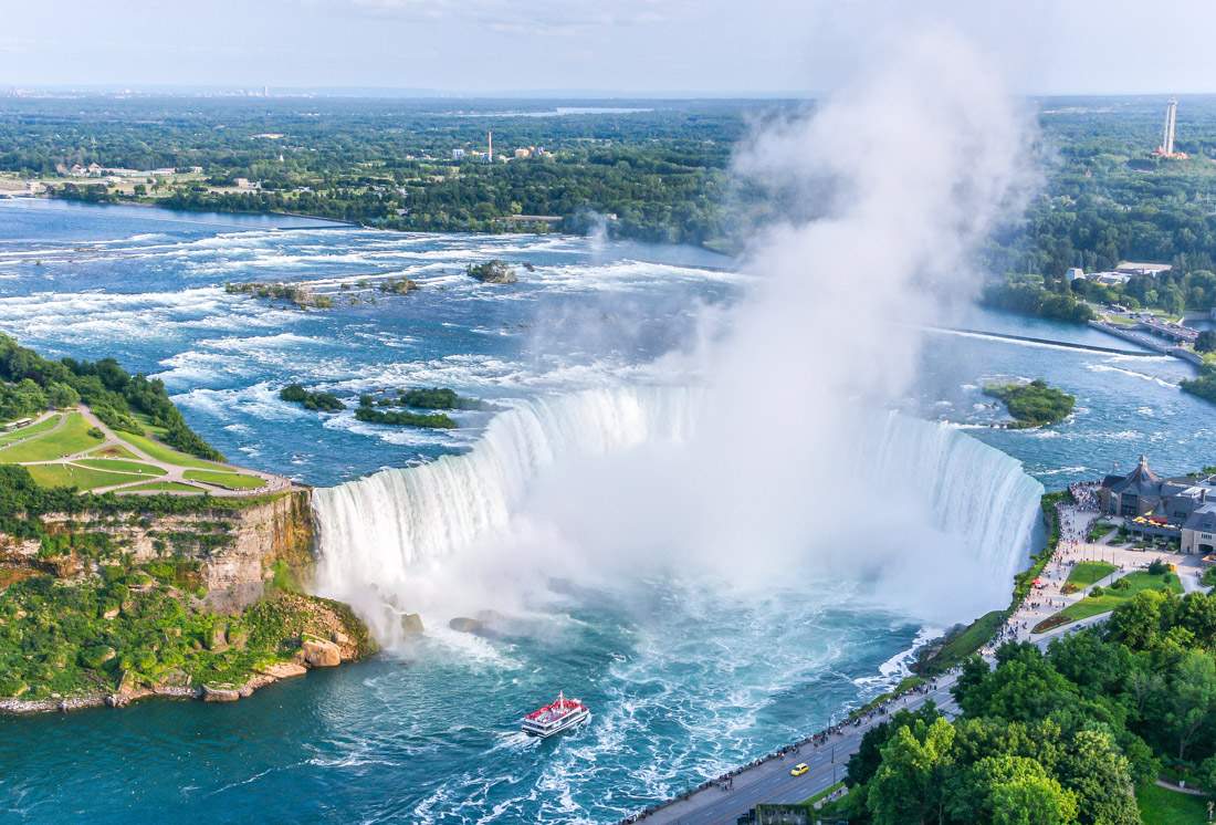 Gushing Niagara Falls