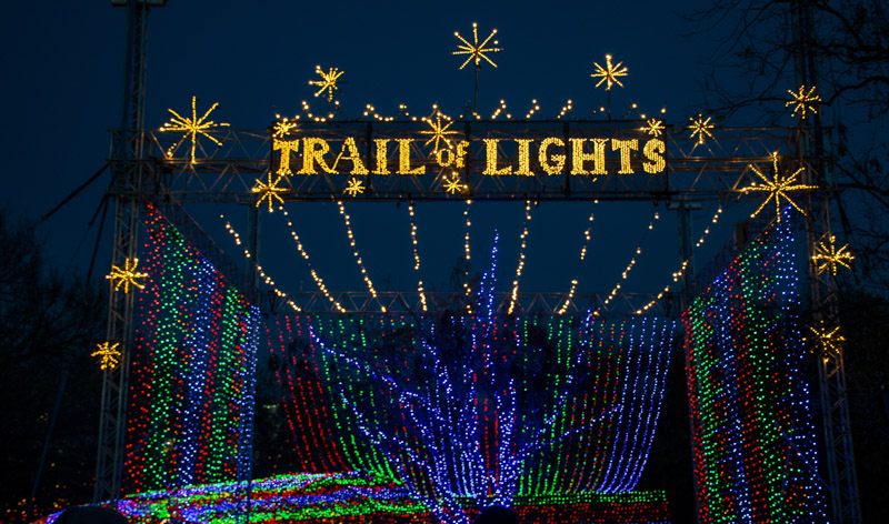 Austin Christmas Trail of Lights Zilker Park