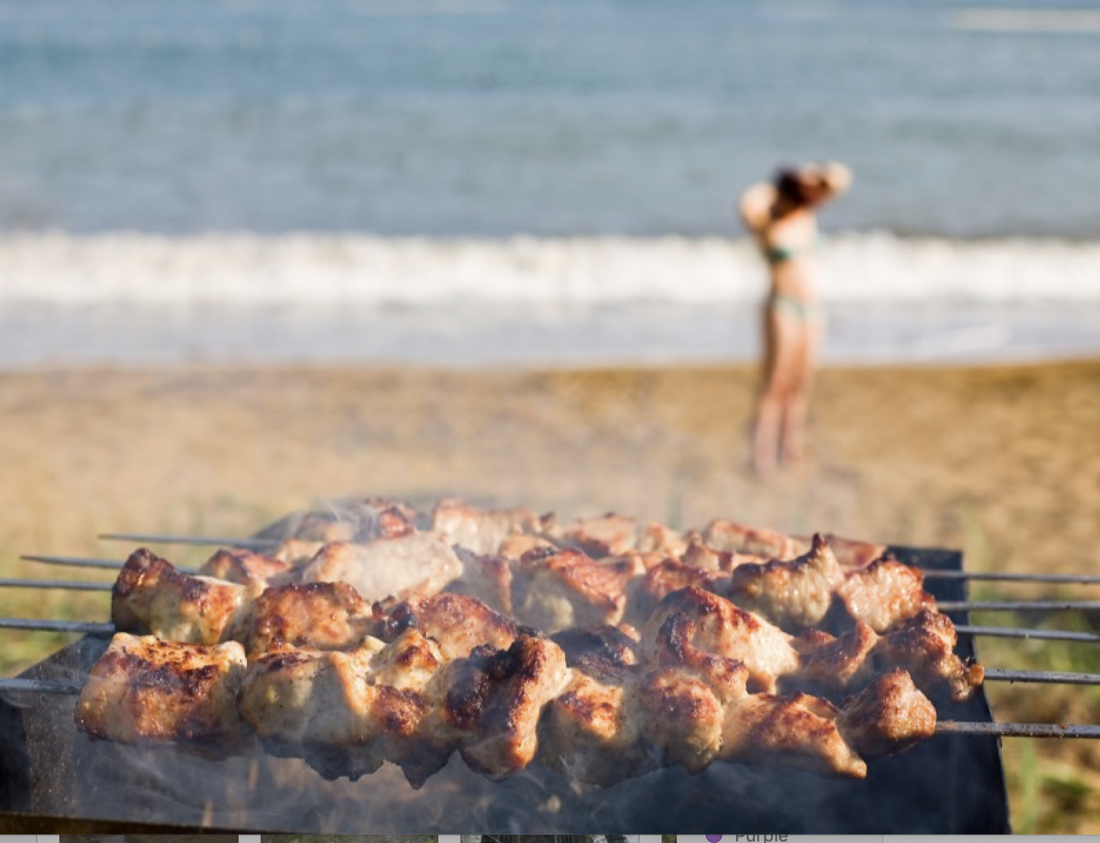 BBQ on beach