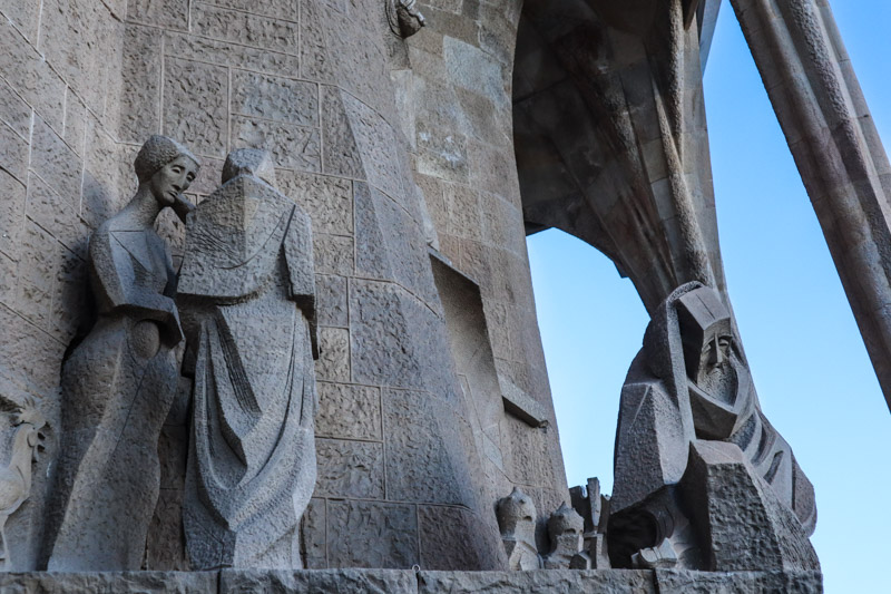 La Sagrada Familia Religious Sculptures_