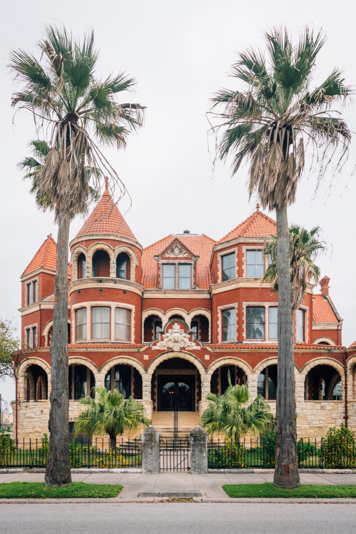 The Moody Mansion, in Galveston, Texas.