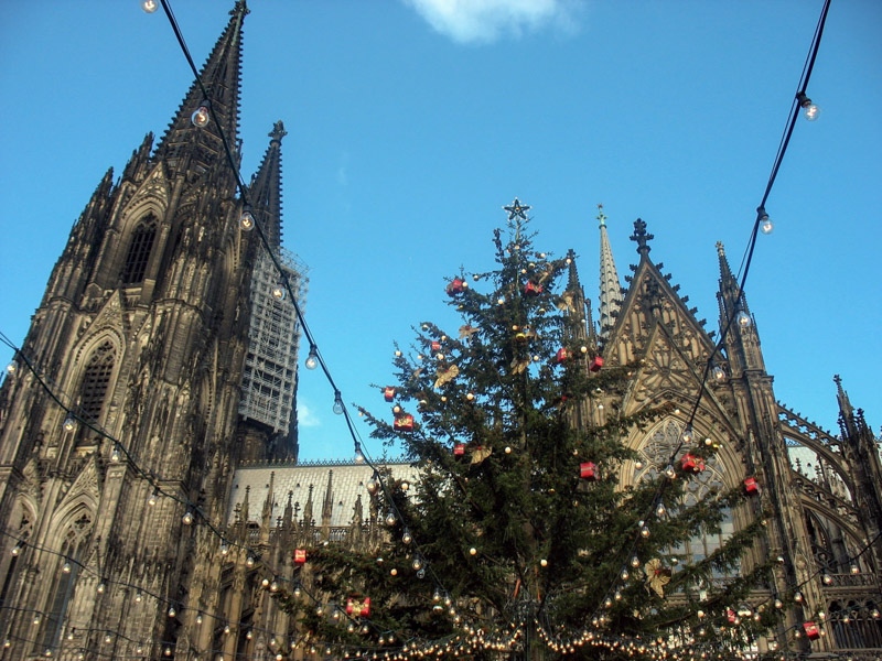 Cologne Christmas Market tree