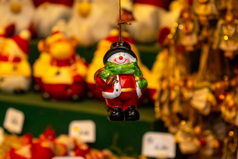Salzburg Christmas. Market decoration