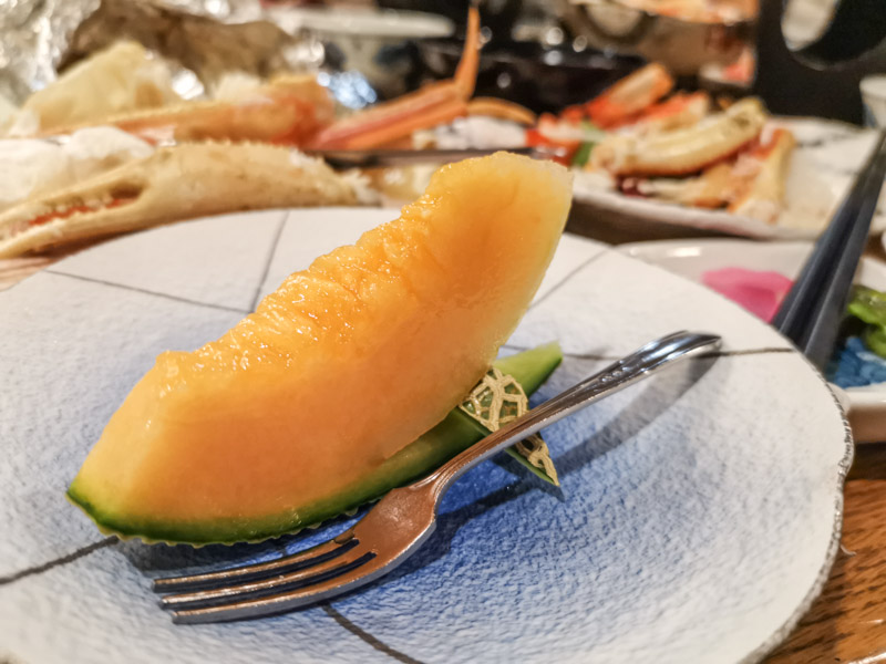 Kaiseki Dinner Melon Rebun Island Hokkaido Japan