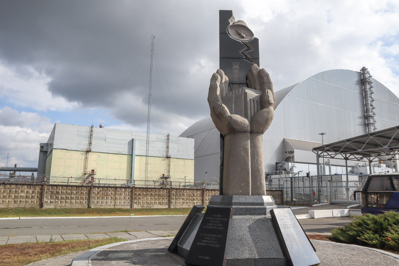 Chernobyl Memorial Statue_