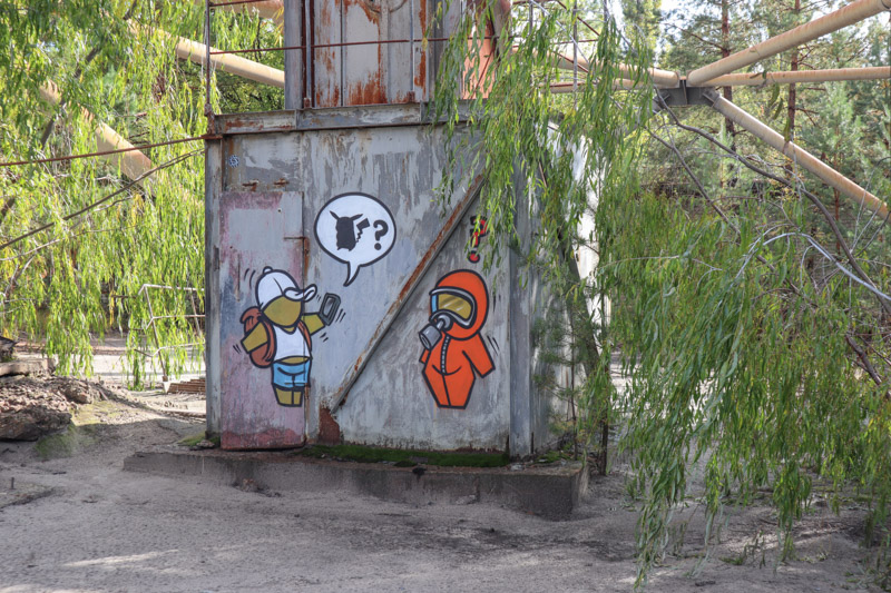 Duga Radar Chernobyl Street Art Mural