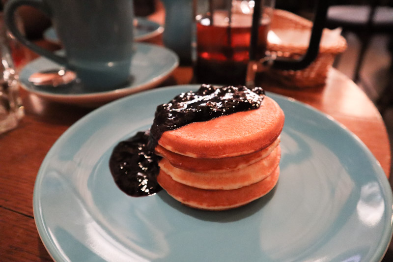 Sweet Pancakes Blue Cup Cafe Kiev_