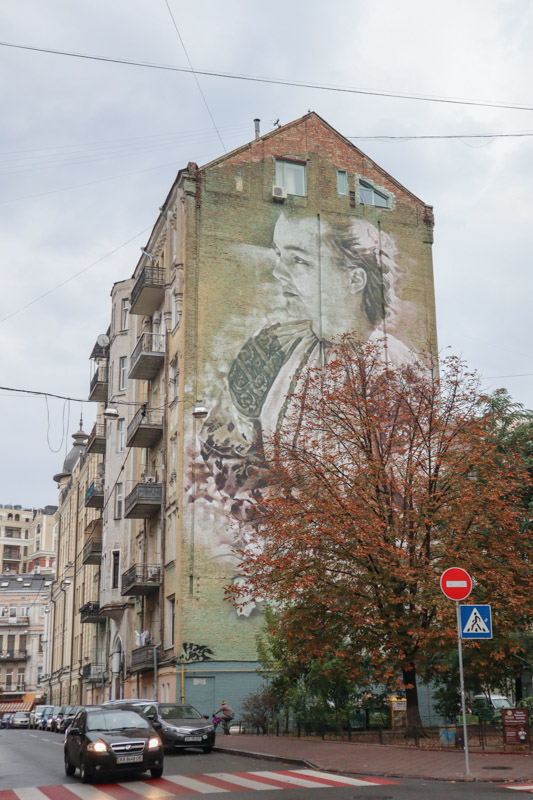 Traditional Girl Lilly of the Valley by Guido van Helten 28 Striletska Street
