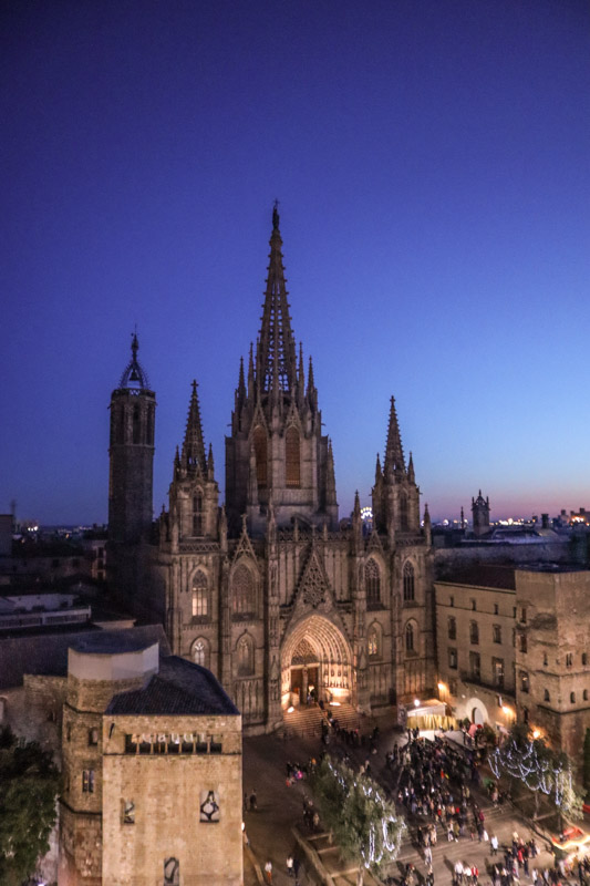 Barcelona Cathedral at Night