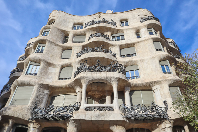 Casa Mila Gaudi Barcelona_
