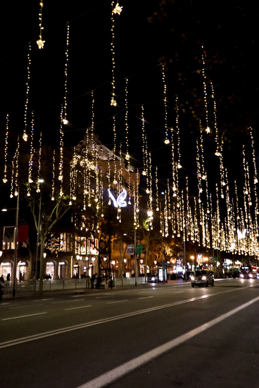 Christmas Lights Passeig de Gracia