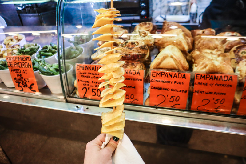 Mercado de La Boqueria Barcelona Spiral Potatoes