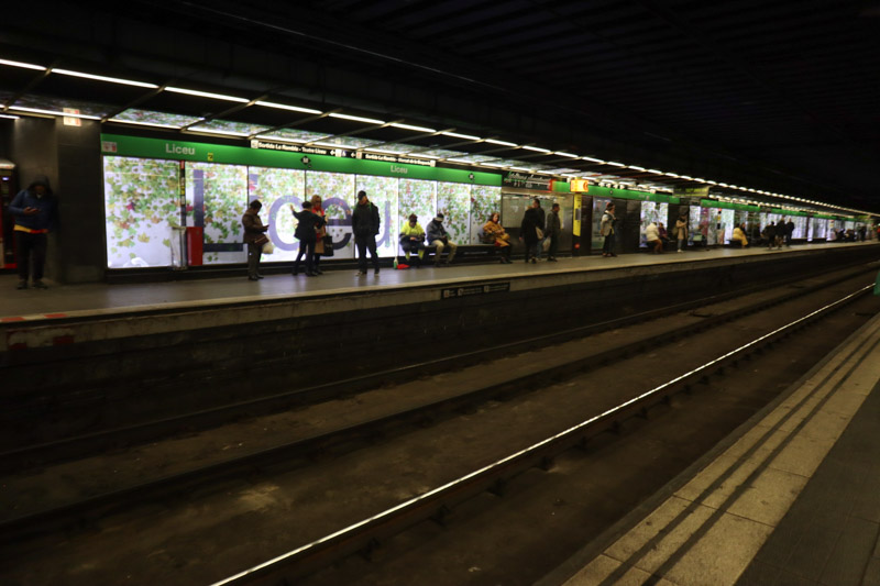 Metro Station Barcelona_